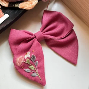Fuchsia Bloom hairbow