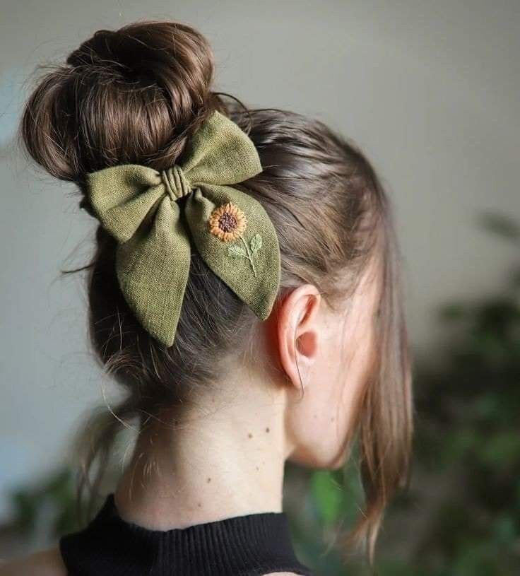 Fuchsia Bloom hairbow - Image 3