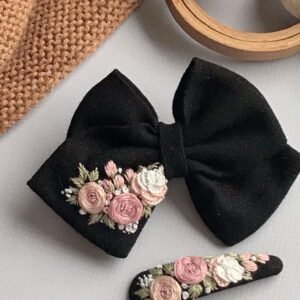 Noir & Cream Bow Combo